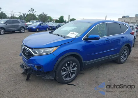 2021 Honda Cr-V Awd Ex-L z USA, uszkodzony, nr VIN 7FARW2H80ME029117